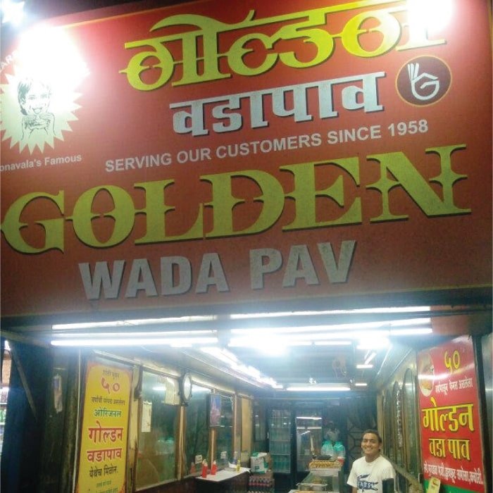 Golden vada pav